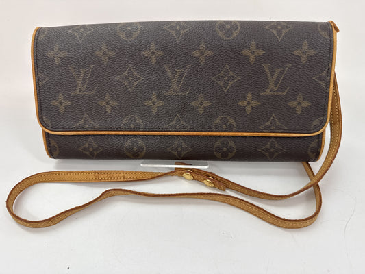 LOUIS VUITTON Monogram Pochette Twin GM Shoulder Bag