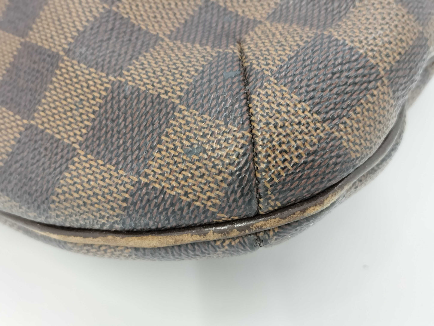 LOUIS VUITTON Damier Bloomsbury GM Shoulder Bag in Brown PVC