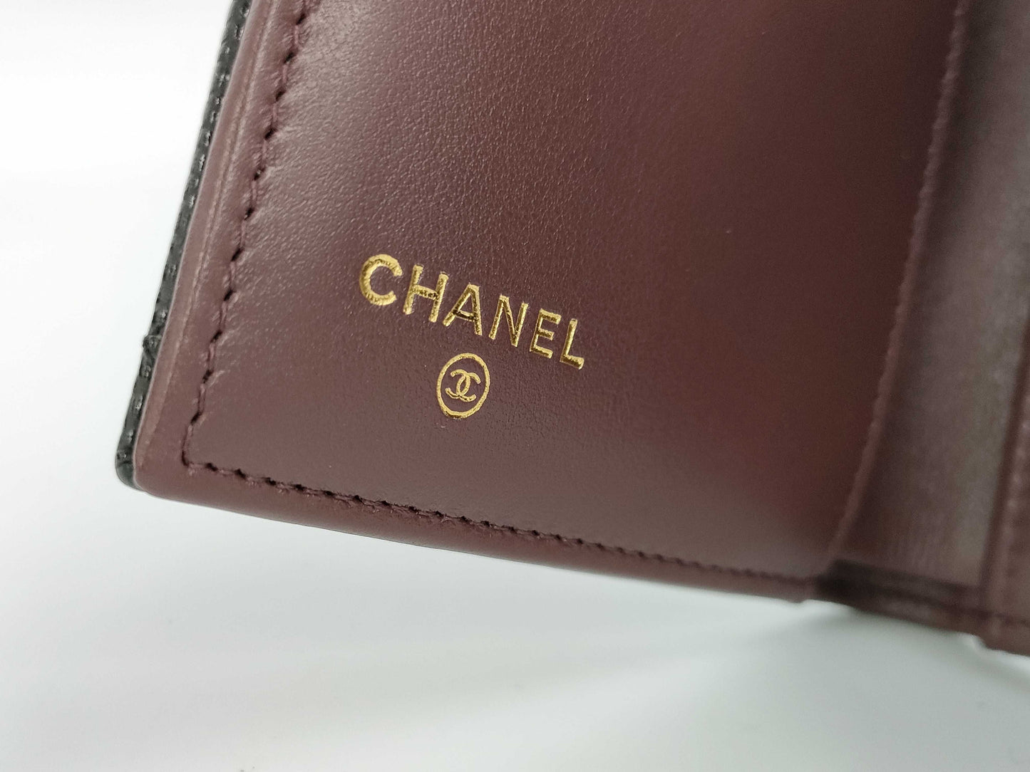 CHANEL Matelasse Medium Flap Wallet in Caviar Leather