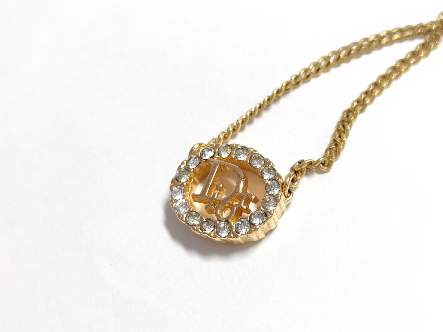 Dior Trotter Rhinestone Necklace