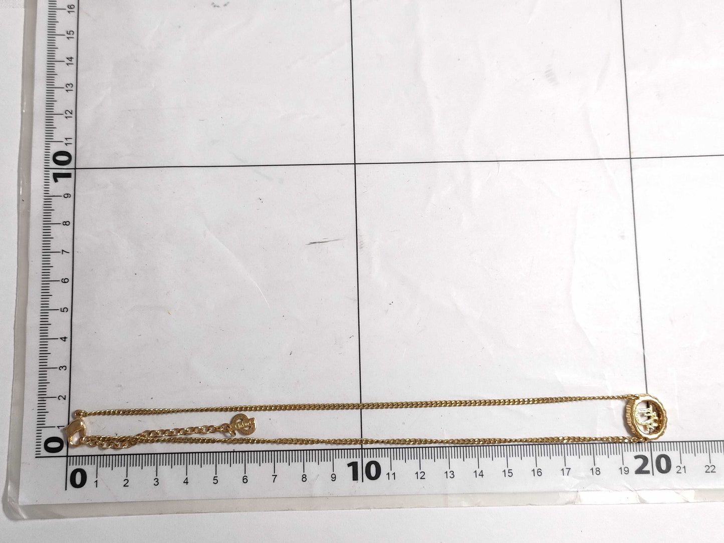 Dior Trotter Rhinestone Necklace