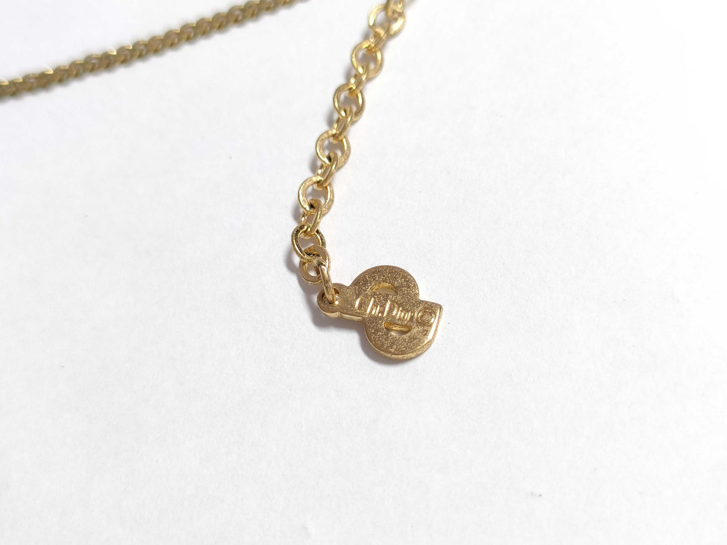 Dior Trotter Rhinestone Necklace