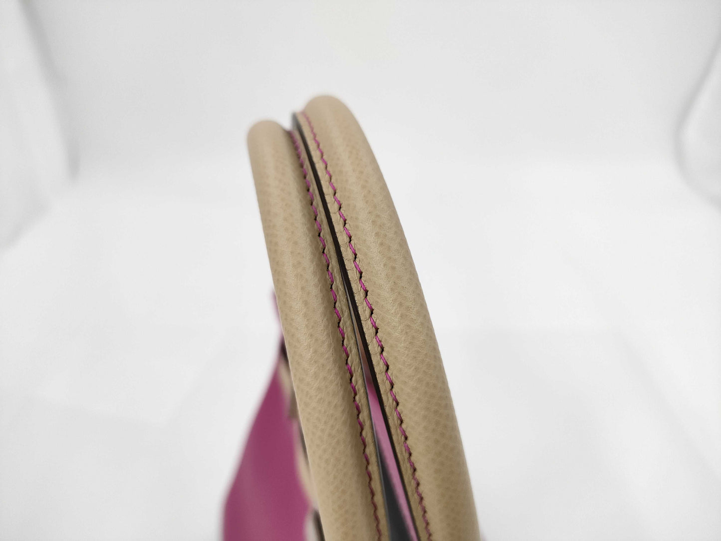 HERMES Birkin 30 Personal Order, Epsom Leather, Rose Purple Trench, Matte Silver Hardware, C Stamp, Bag