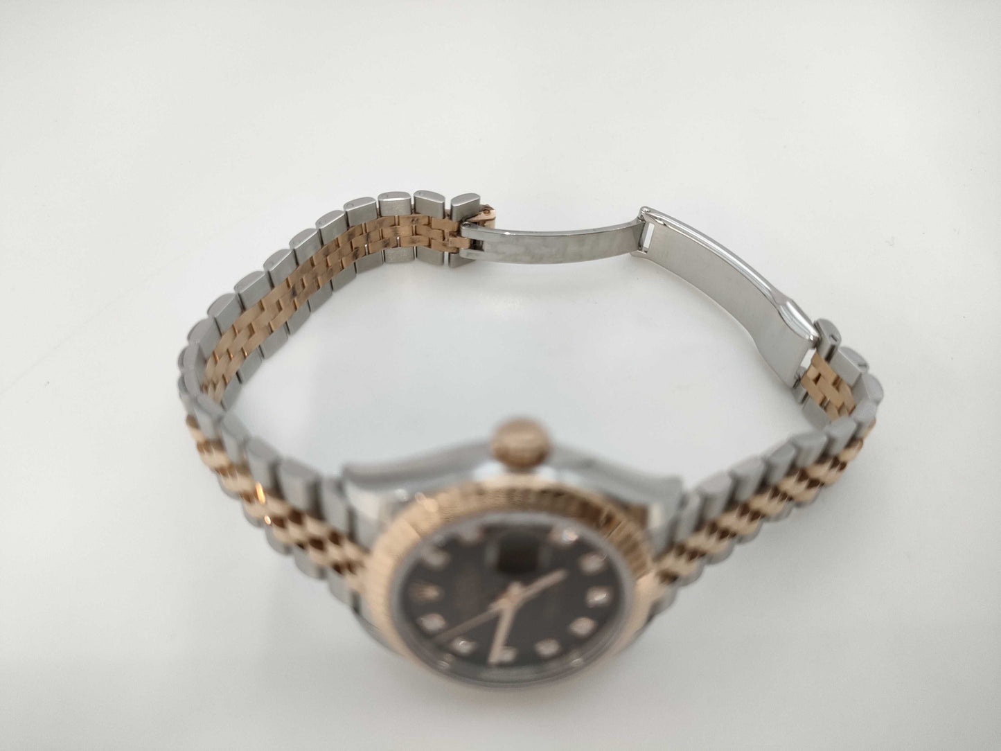 ROLEX 279171G 776VD131 Chocolate Dial Women's Watch