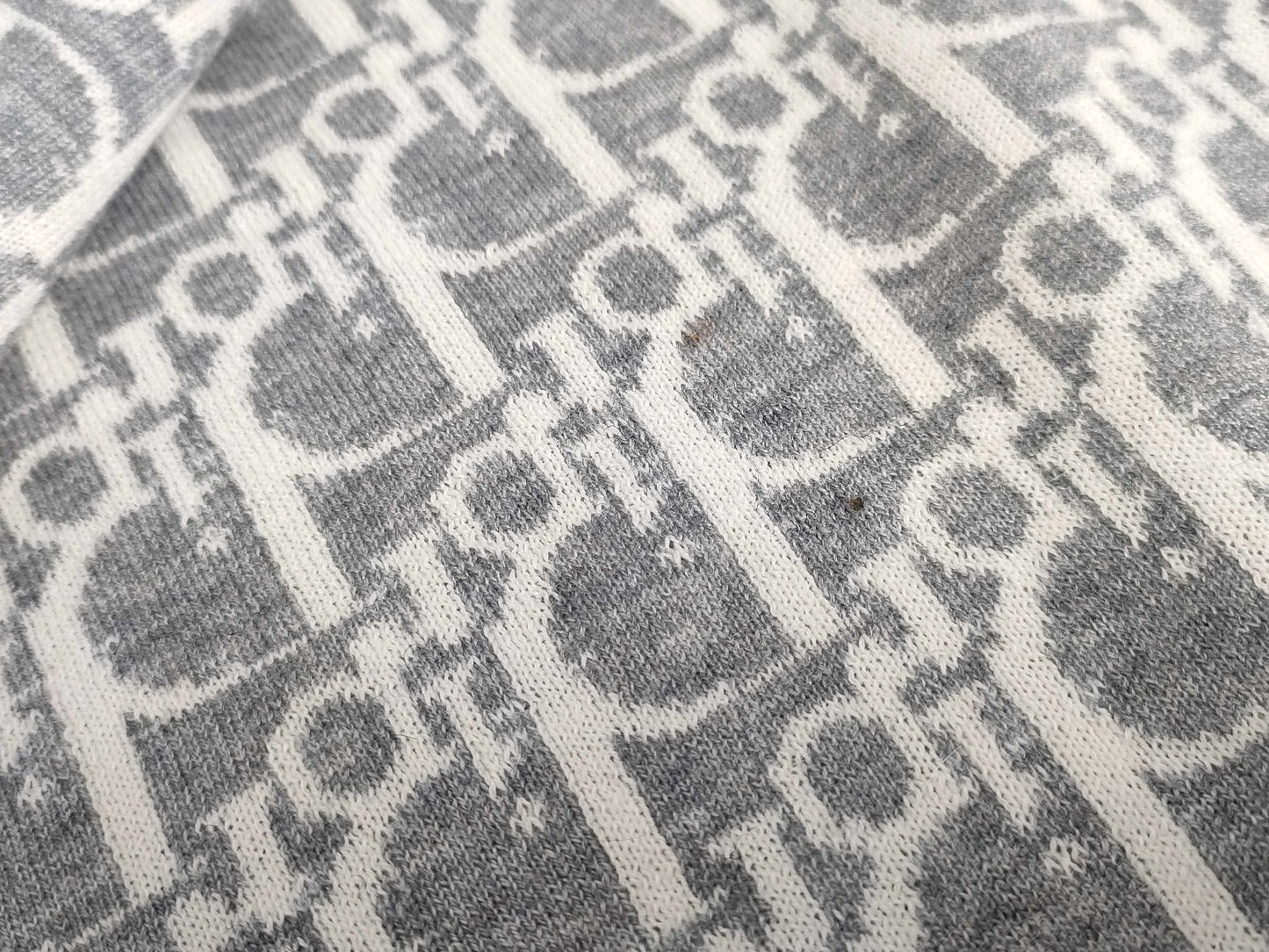 Dior Trotter Scarf Gray