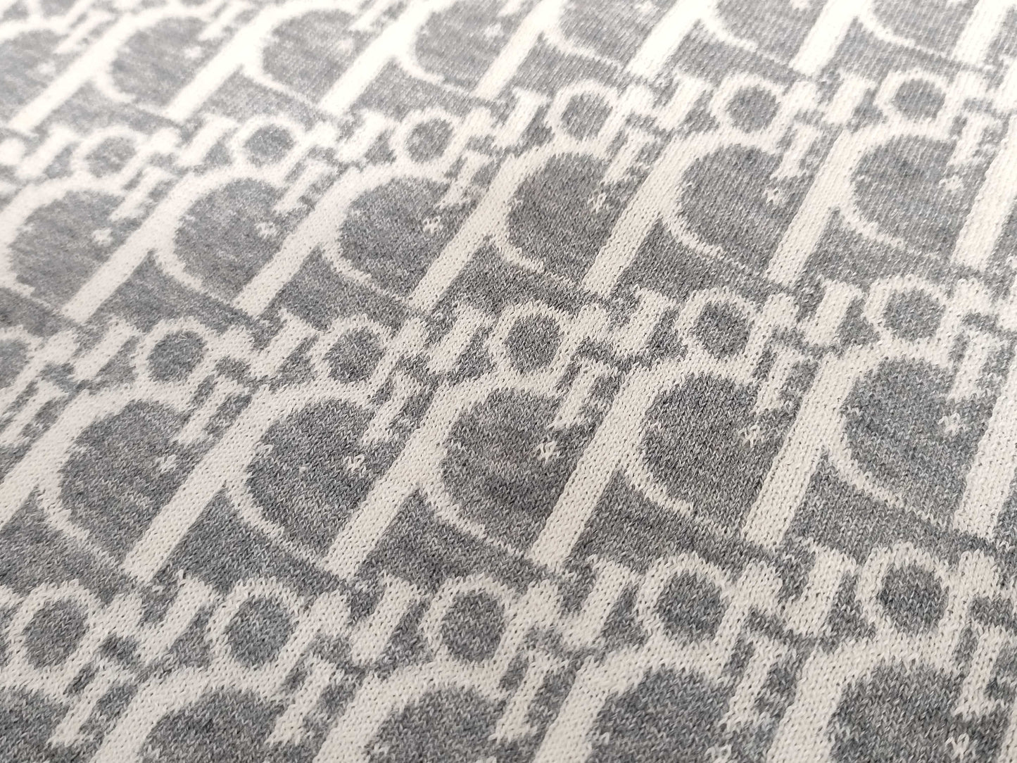 Dior Trotter Scarf Gray