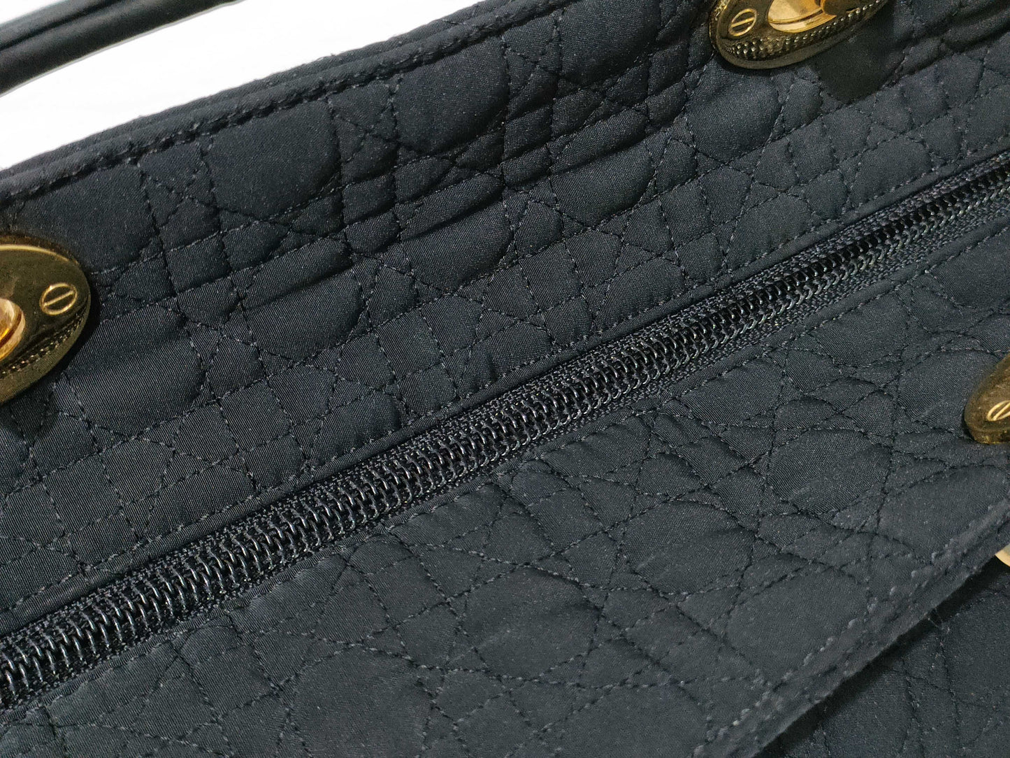 Dior Lady Dior Cannage Nylon Handbag