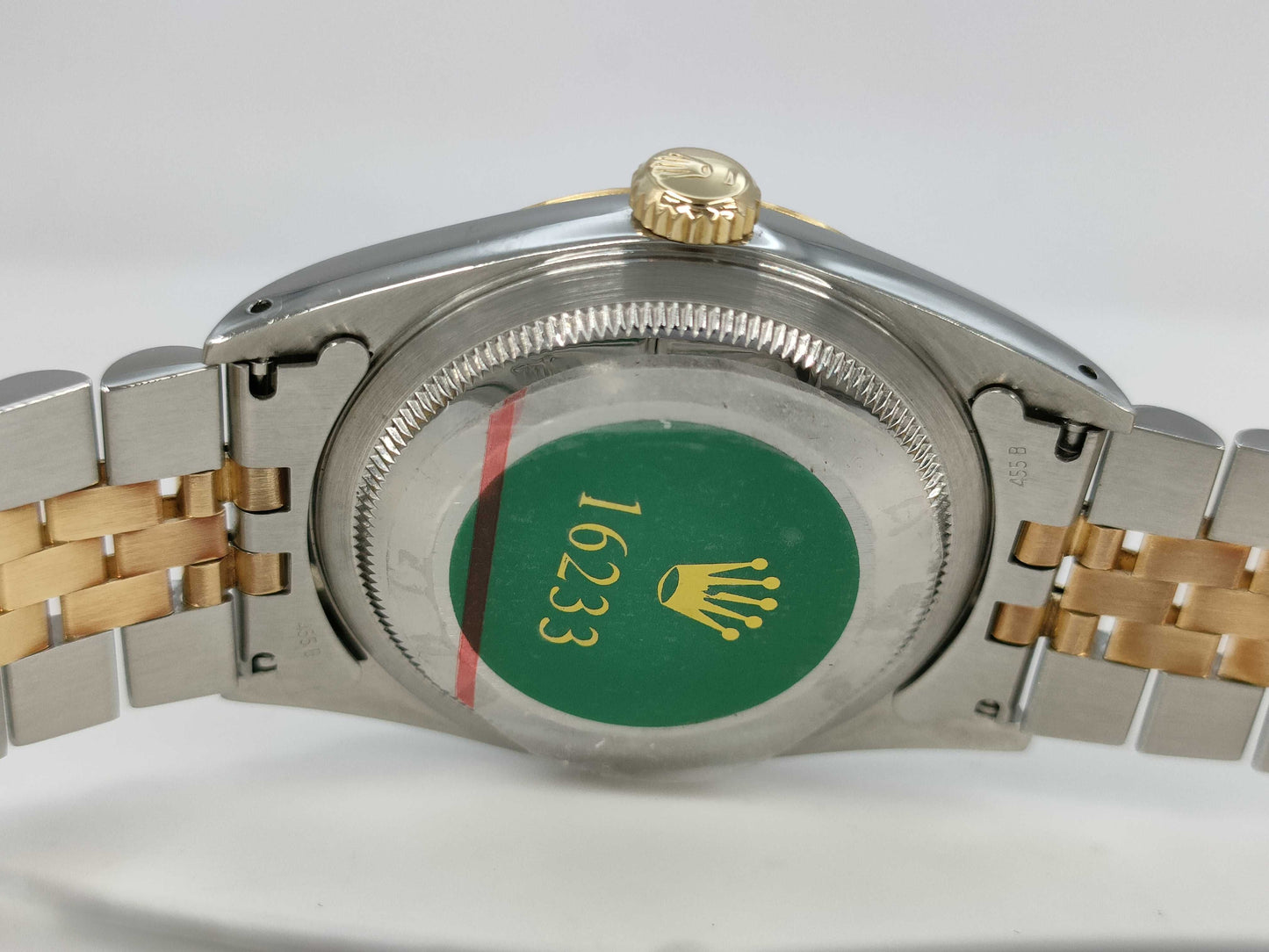 ROLEX 16233G S238532 Champagne Dial Boys' Watch