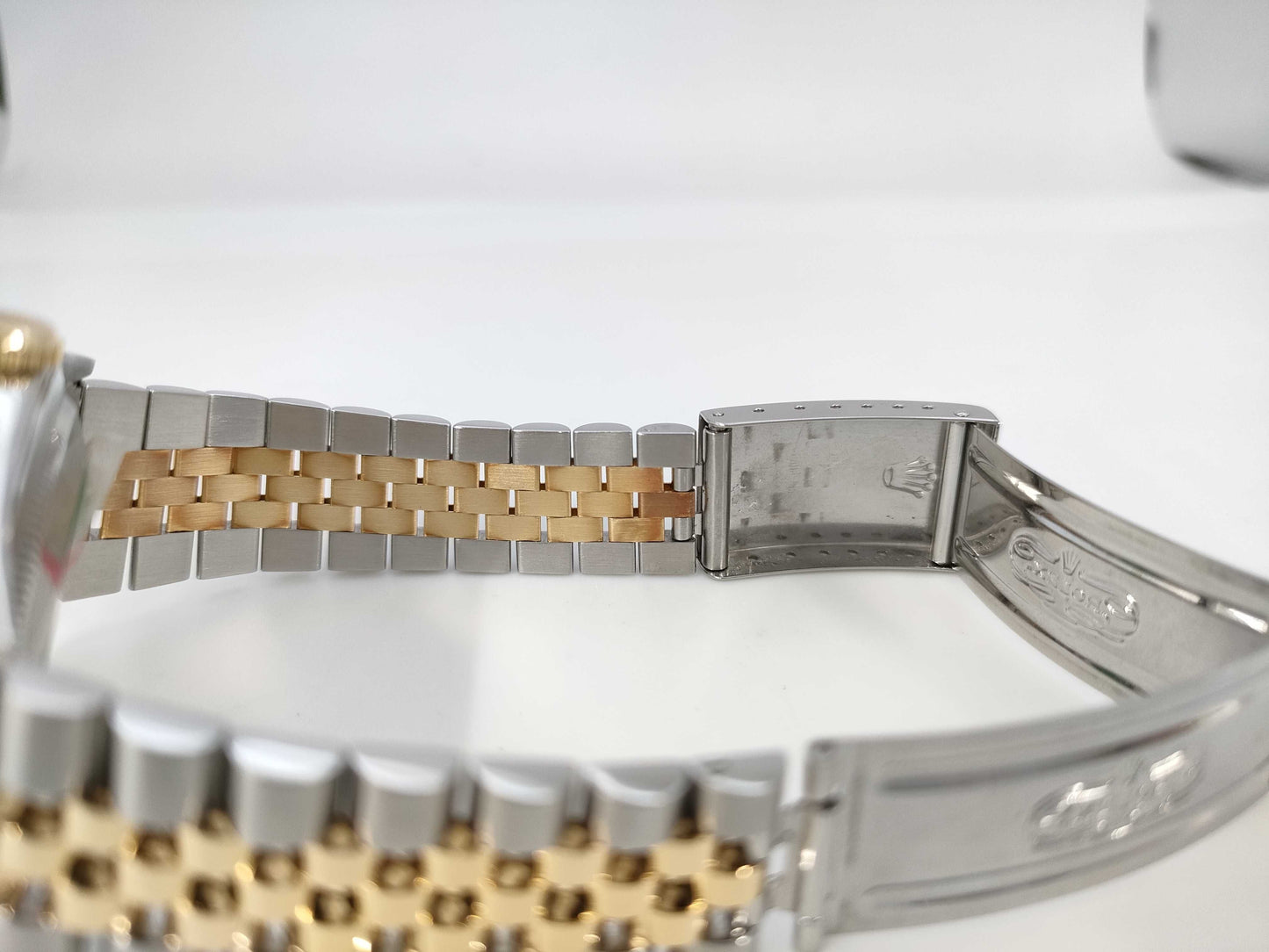 ROLEX 16233G S238532 Champagne Dial Boys' Watch