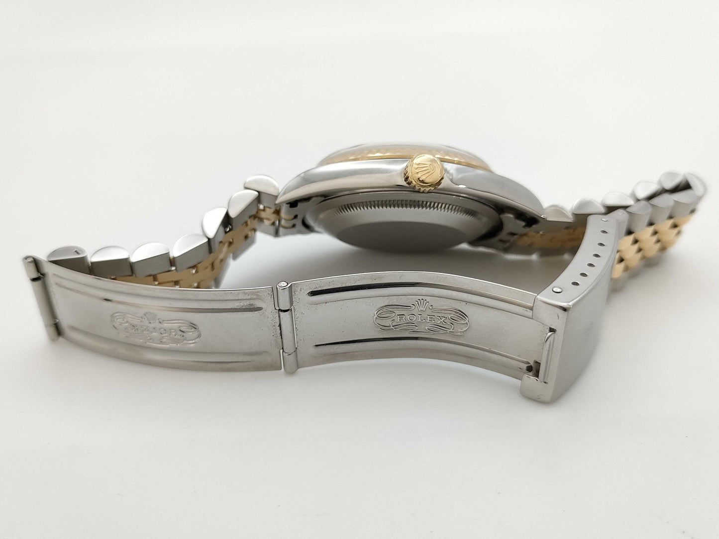 ROLEX 16233G U114112 Champagne Dial Boys' Watch