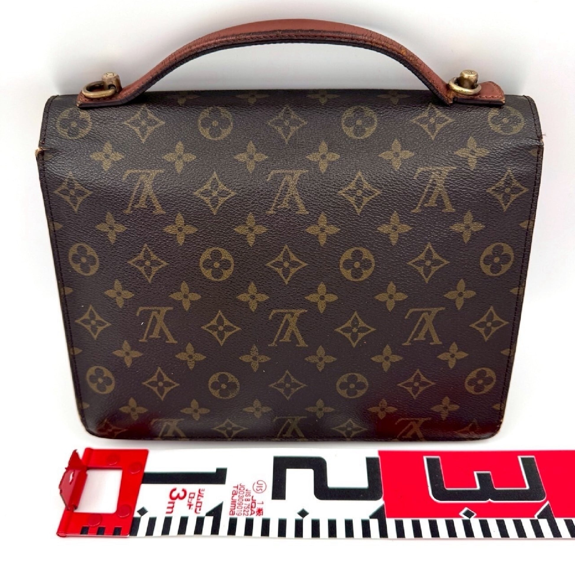 LOUIS VUITTON Monogram Monceau 28 Handbag