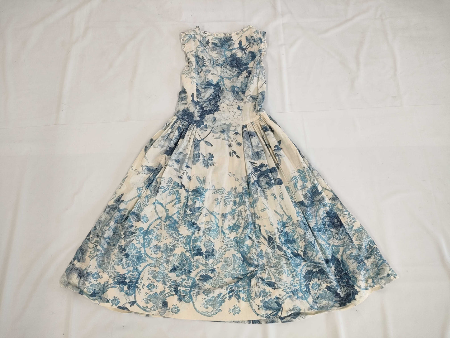 (10462_0237)miu miu miumiu one piece gathered pleats floral size 38 one piece