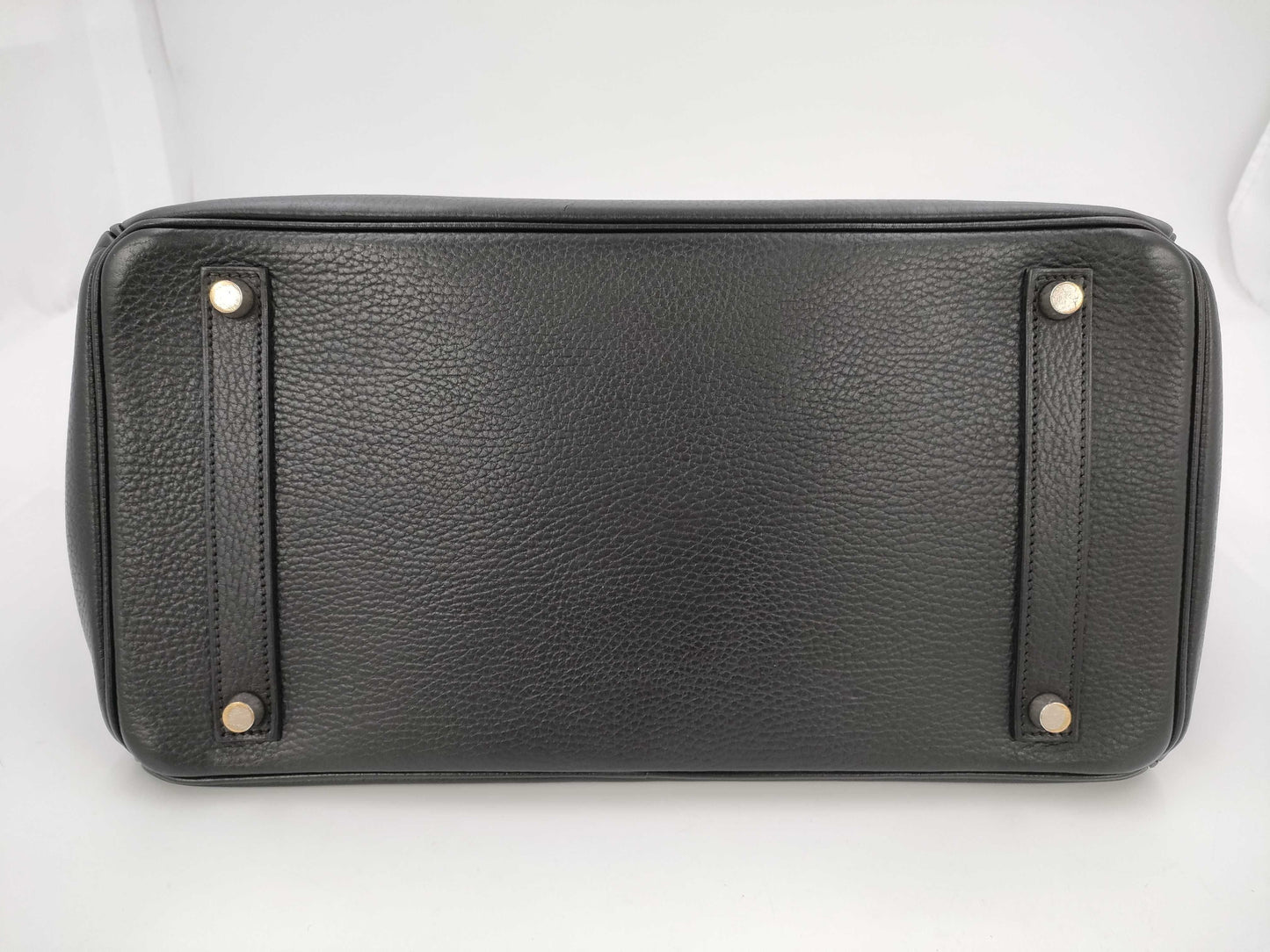 HERMES Birkin 35 Black with Silver Hardware, Handbag A
