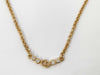 (10461_0348) Dior Rhinestone Logo Necklace Necklace