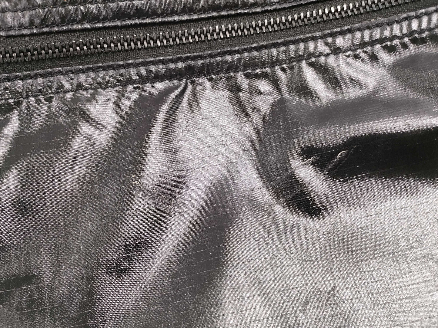 (10460_0313) SAINT LAURENT Body Bag Nylon Black Waist Bag