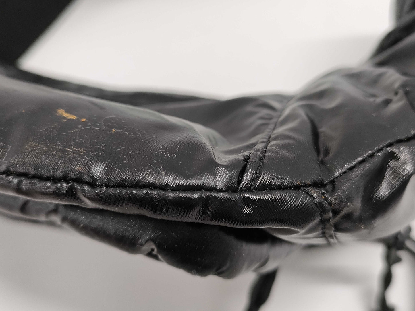 (10460_0313) SAINT LAURENT Body Bag Nylon Black Waist Bag