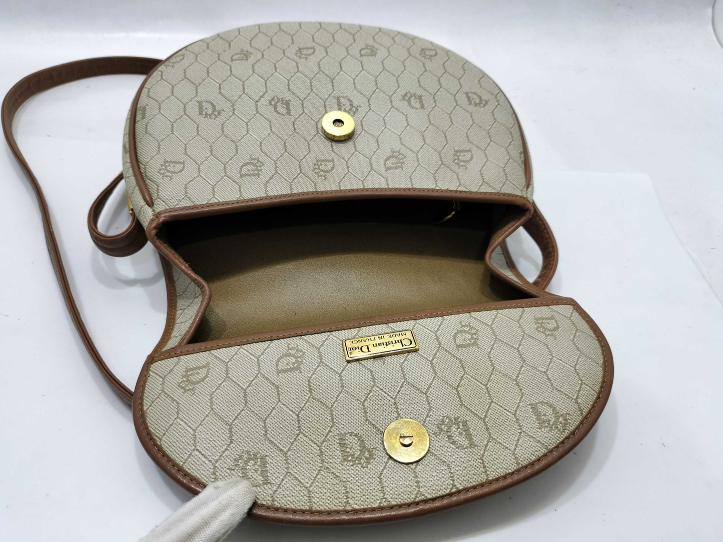 (10460_0332) Dior Dior Shoulder Beige Classic Dior Shoulder Bag