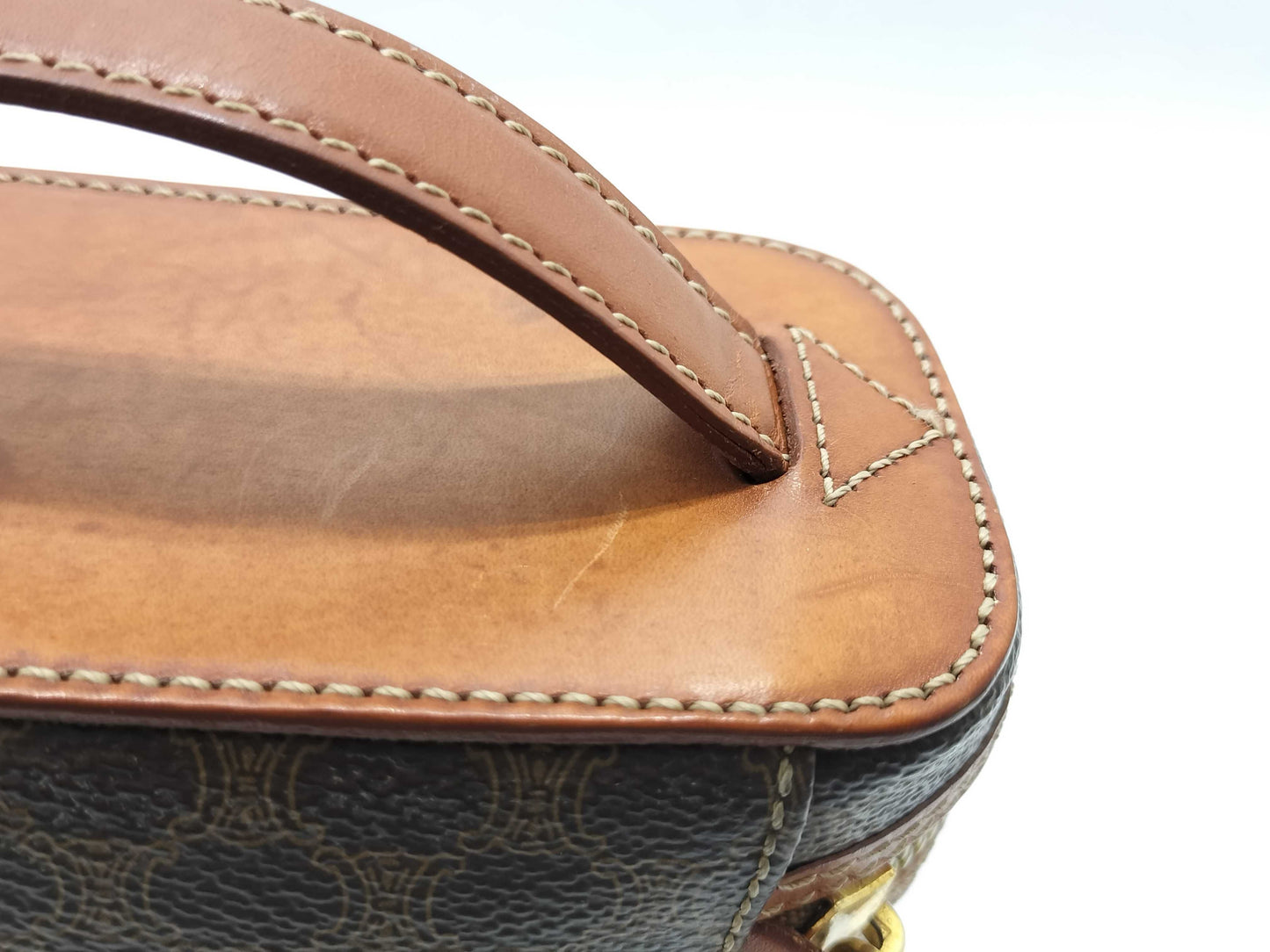 (10460_0157) CELINE CELINE Macadam Vanity Bag Vanity Bag