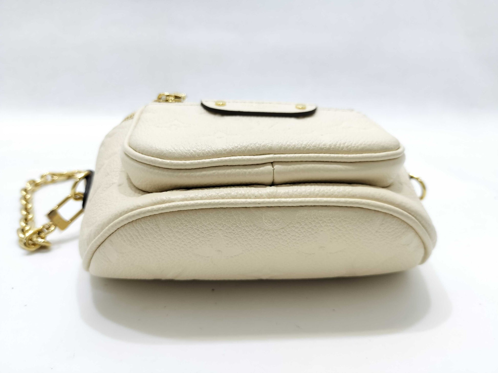 LOUIS VUITTON Monogram Empreinte LOUIS_VUITTON M83275 Mini Bum Bag with IC Dust Bag and Strap Pouch