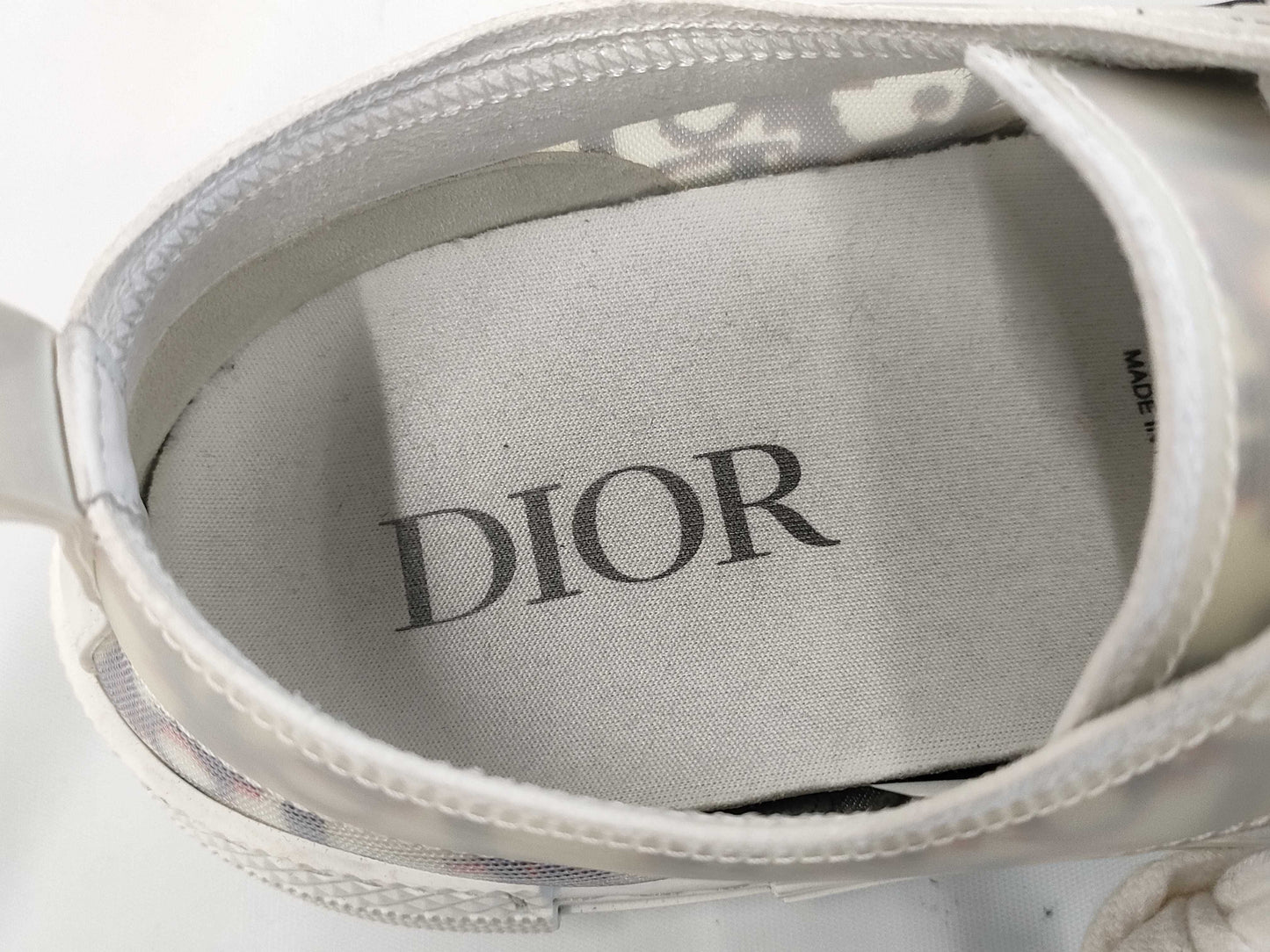 (10462_0336) Dior Dior B23 Low Top Sneakers Red/Blue Oblique Size 42 Sneakers