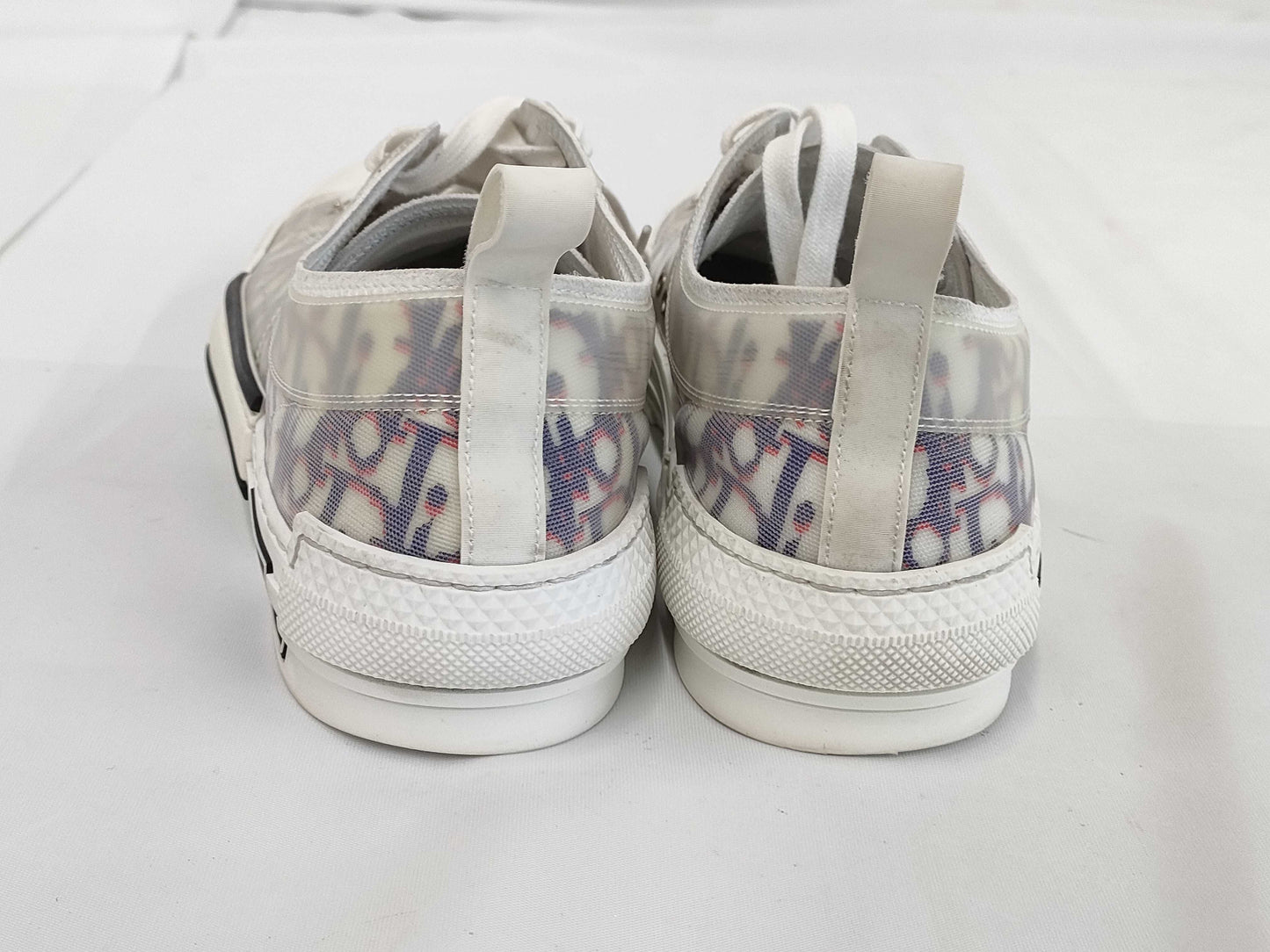 (10462_0336) Dior Dior B23 Low Top Sneakers Red/Blue Oblique Size 42 Sneakers