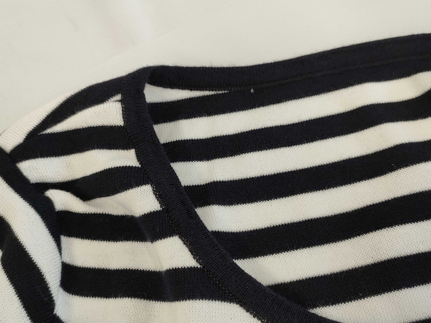 (10462_0279) FOXEY FOXEY Foxy Tagged 2025SS 45332 Knit Twin Parisian Border 2WAY Navy x White 40 Other Apparel