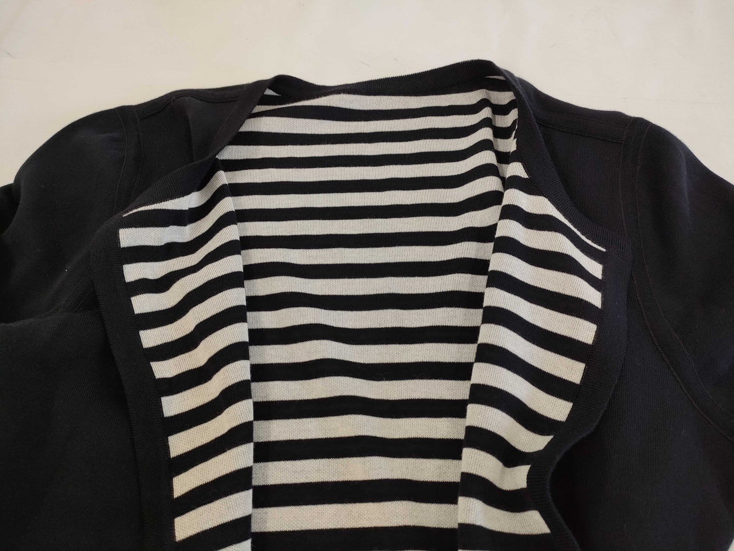 (10462_0279) FOXEY FOXEY Foxy Tagged 2025SS 45332 Knit Twin Parisian Border 2WAY Navy x White 40 Other Apparel