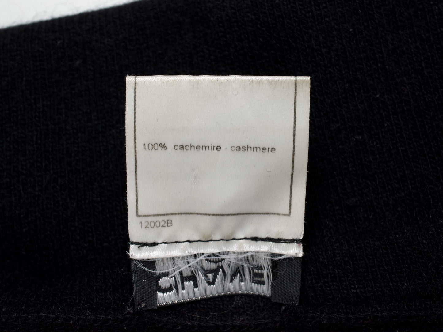 (10462_0141) CHANEL 01A CC Patch Sweatshirt Cashmere Knit 42 Tops