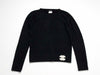 (10462_0141) CHANEL 01A CC Patch Sweatshirt Cashmere Knit 42 Tops