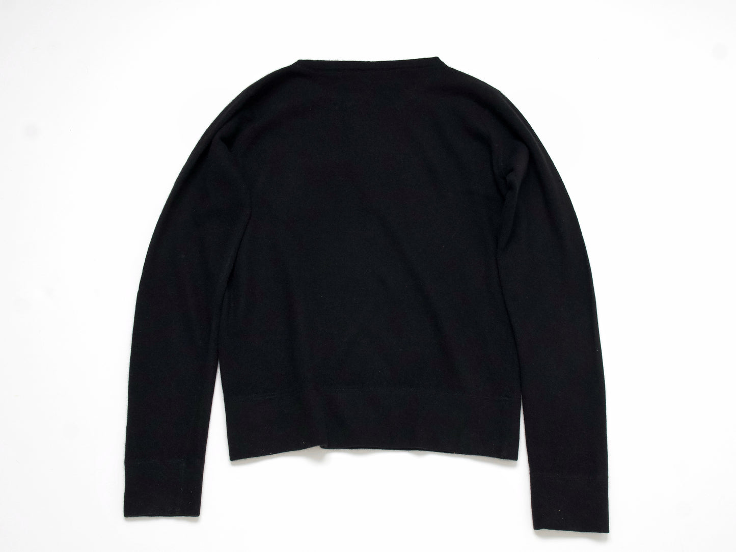 (10462_0141) CHANEL 01A CC Patch Sweatshirt Cashmere Knit 42 Tops