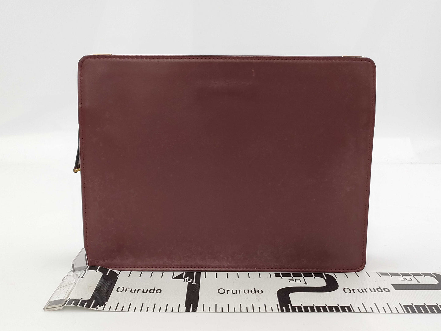 (10460_0123) Cartier Bordeaux Clutch Bag Second Bag