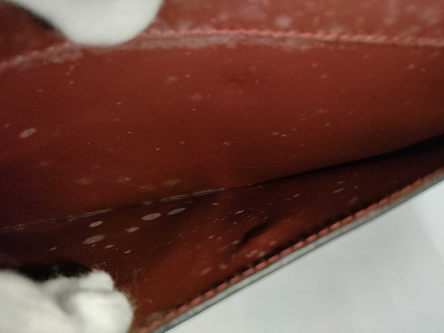 (10460_0123) Cartier Bordeaux Clutch Bag Second Bag