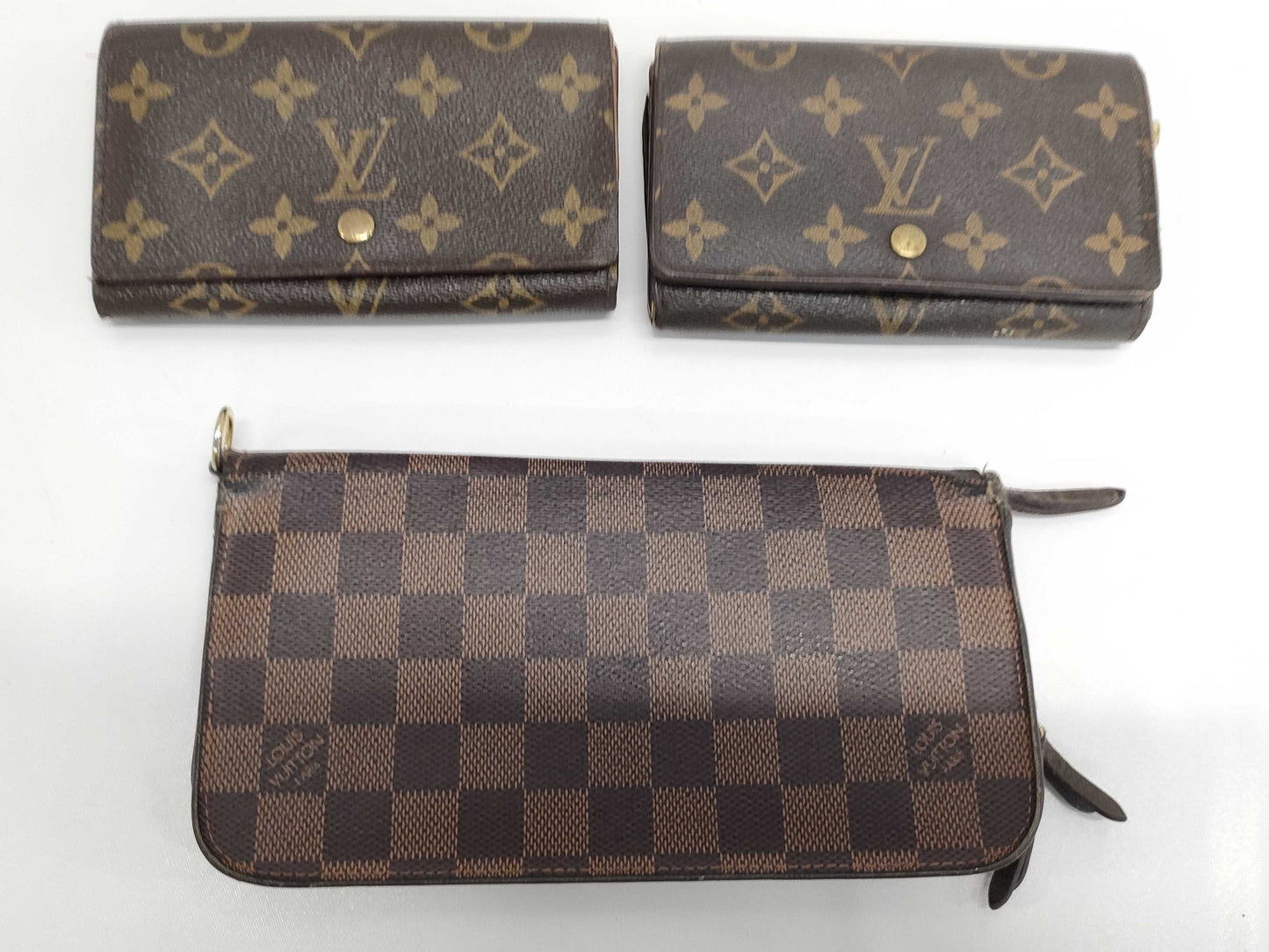 (10463_0024) LOUIS VUITTON LV Wallet 3-Point SET Wallet