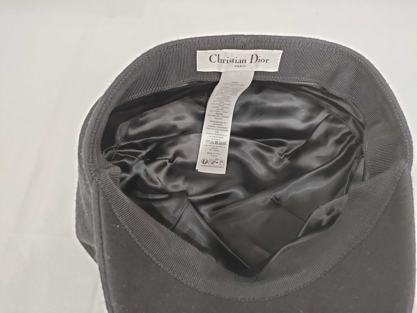 (10462_0335) Dior Casket Black Size 57 Other Apparel