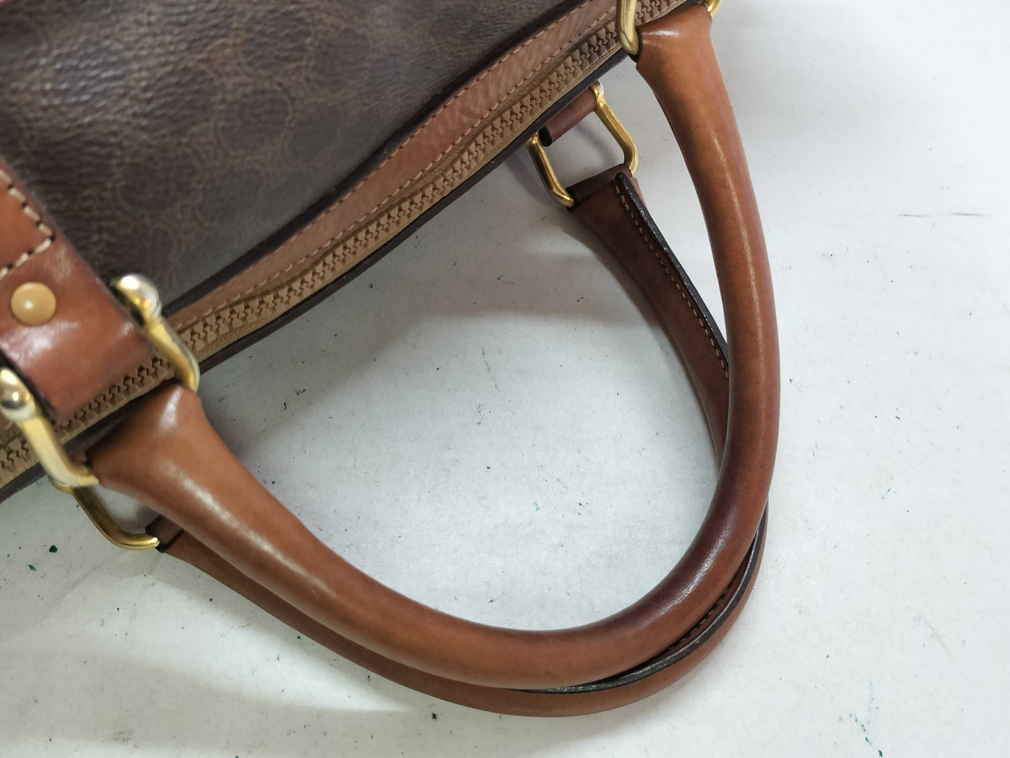 (10460_0152) Salvatore Ferragamo Celine Macadam Mini Boston Bag Boston Bag