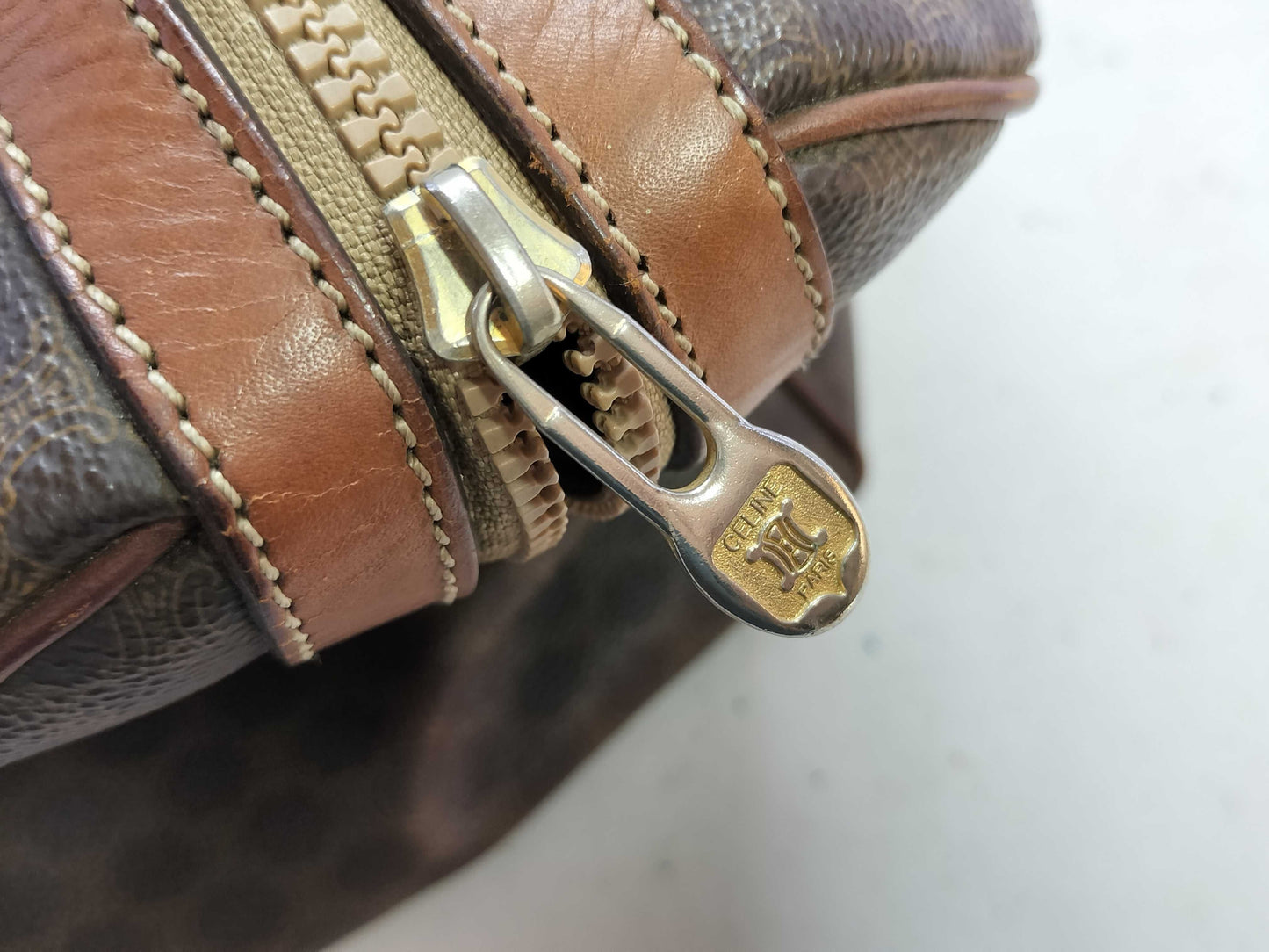 (10460_0152) Salvatore Ferragamo Celine Macadam Mini Boston Bag Boston Bag