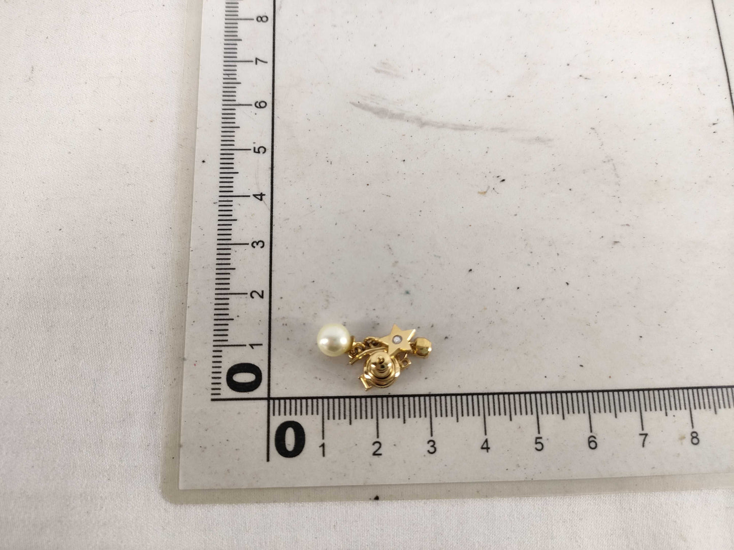 (10461_0335) Dior Dior Logo Pearl Earrings Earrings