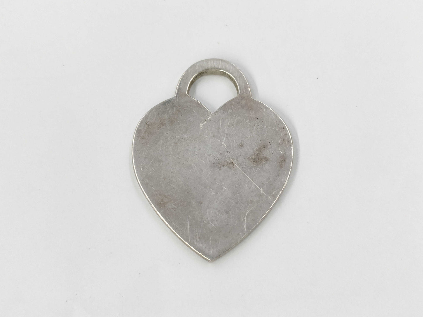 (10461_0229) Tiffany & Co. Heart 925 Top 7.4g Pendant Top