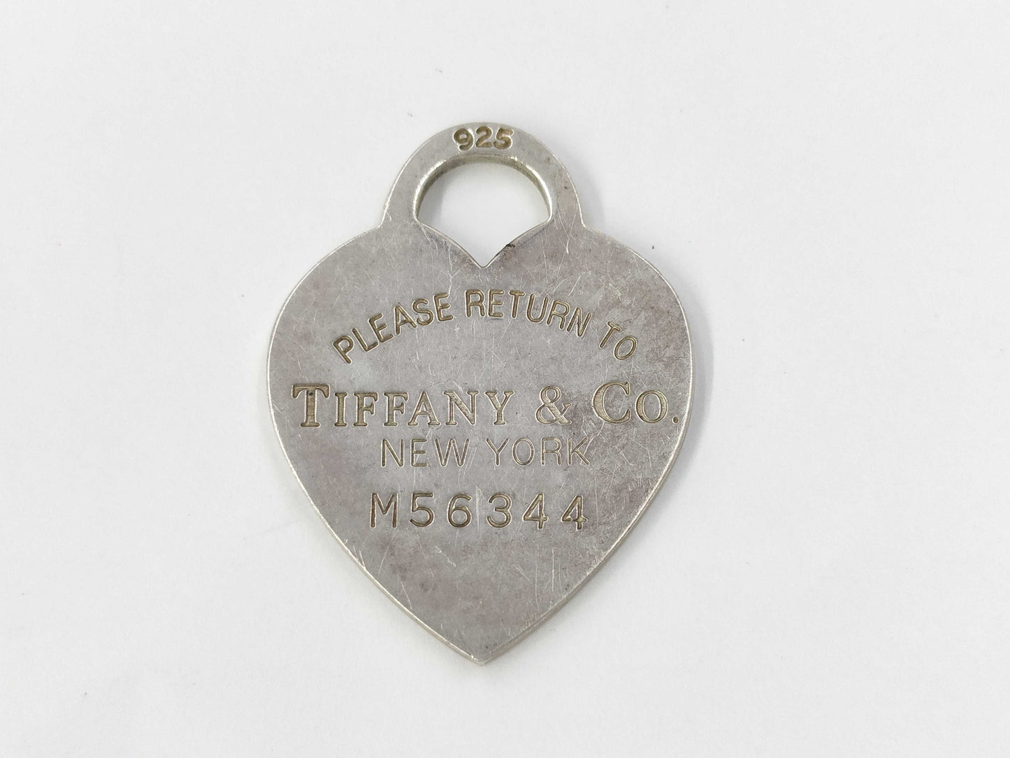 (10461_0229) Tiffany & Co. Heart 925 Top 7.4g Pendant Top