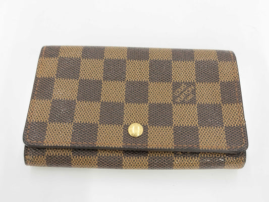 LOUIS VUITTON Damier Porte Monnaie Billet Tresor N61730 CA0030 Wallet