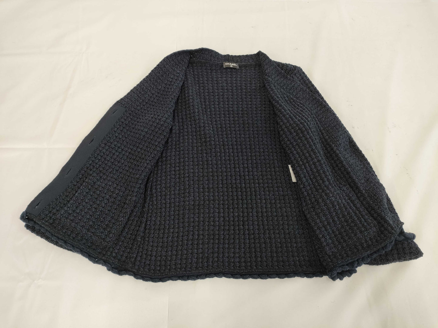 (10462_0110) CHANEL P43308K04398 Tweed Knit Cardigan Cardigan Cardigan