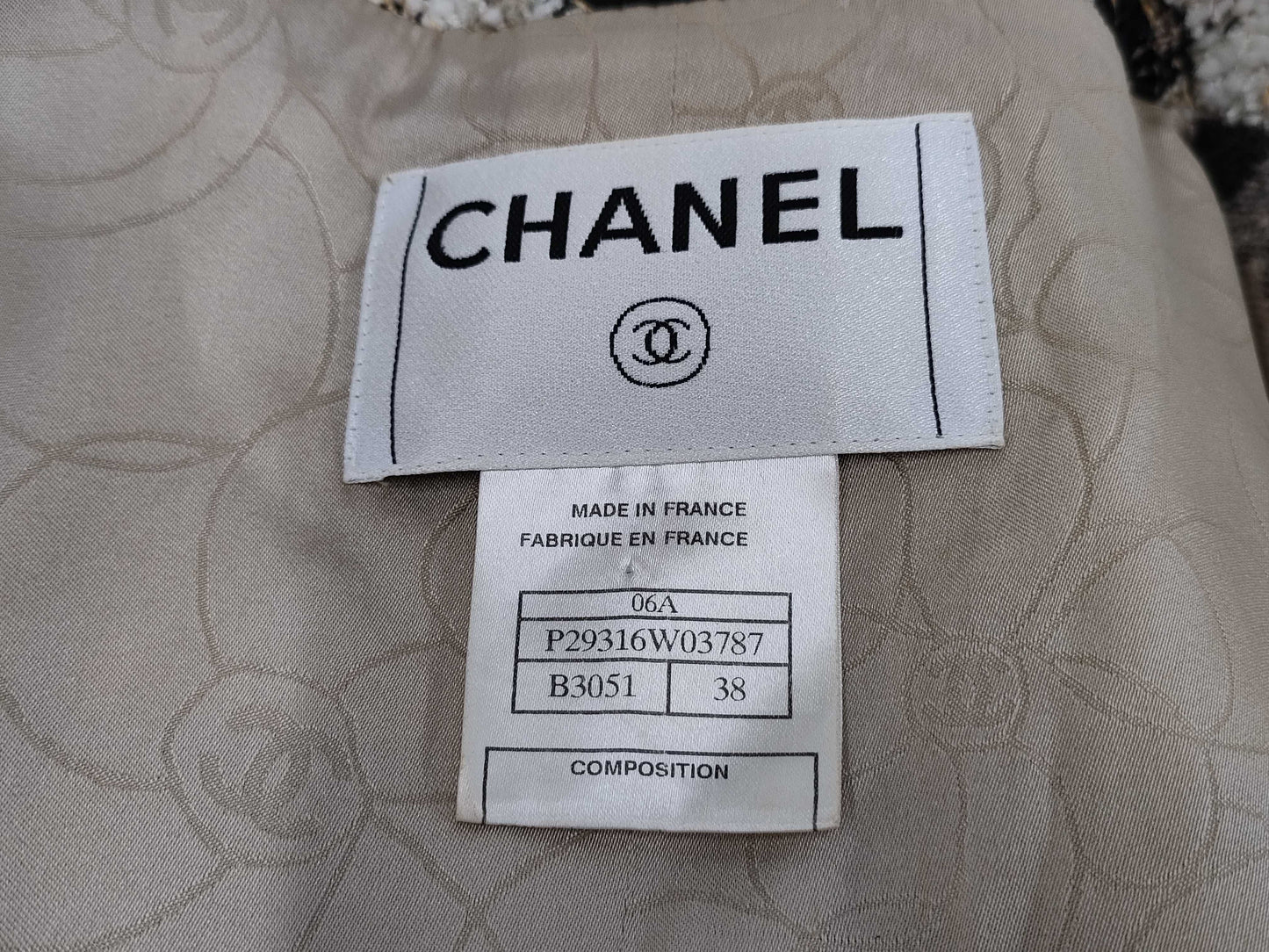 (10462_0132) CHANEL P29316W03787 Tweed Set 38 Other Apparel