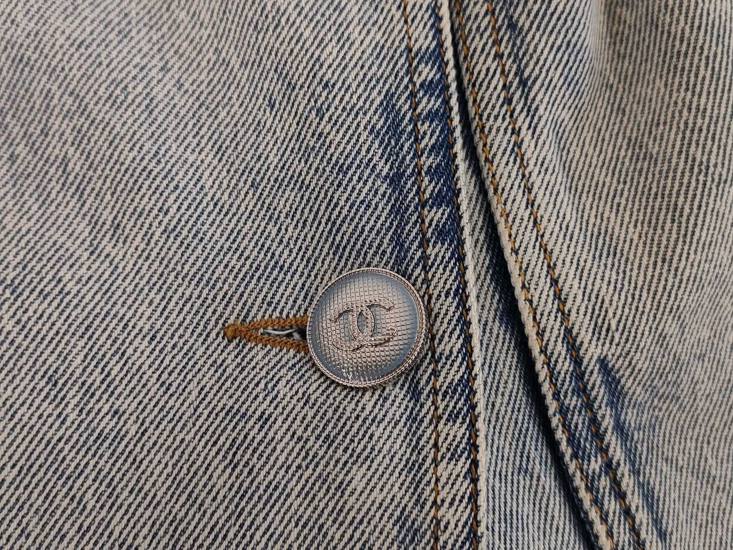 (10462_0127) CHANEL P72303V63954 Denim Coat 34 Coat