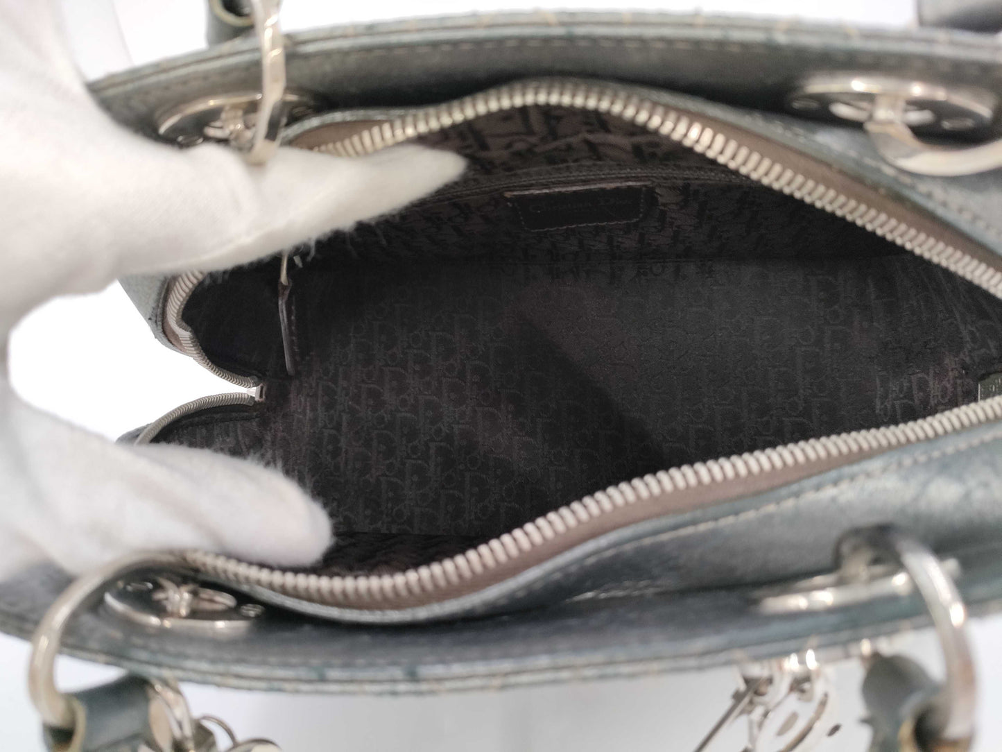 (10460_0338) Dior Lady Dior Canage Tote Bag Handbag