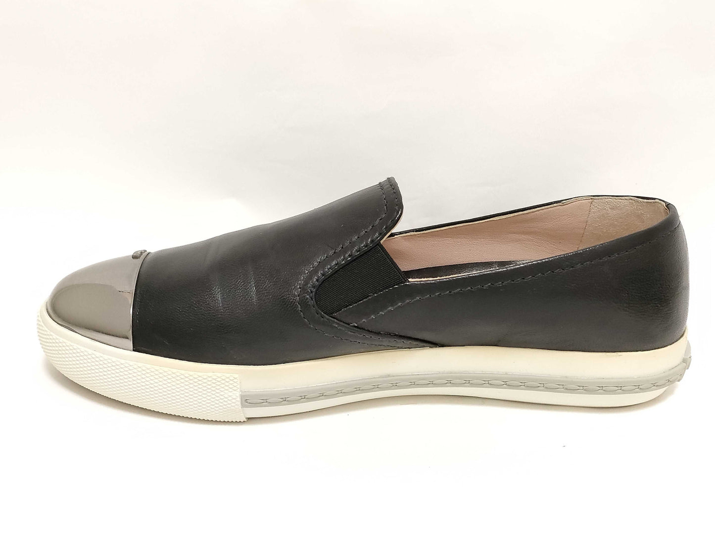 Miu Miu Miu Metal Toe Slip-On Black Size 37 559563 Other Shoes