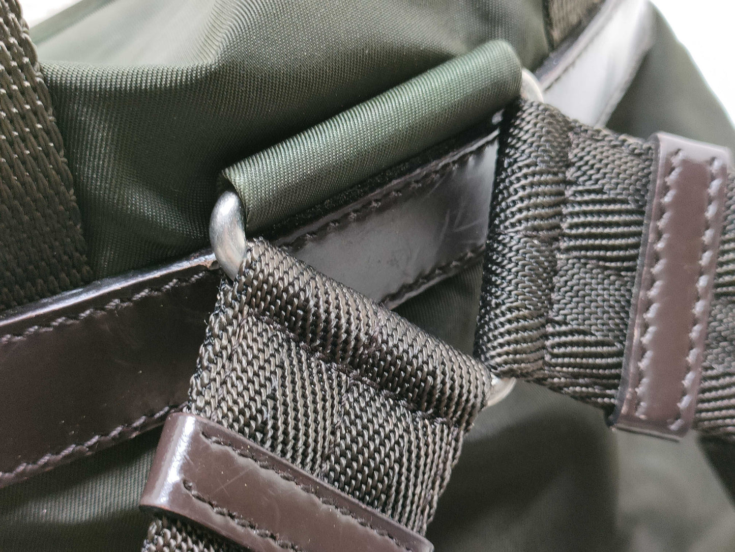 (10460_0231) PRADA Nylon Prada Rucksack