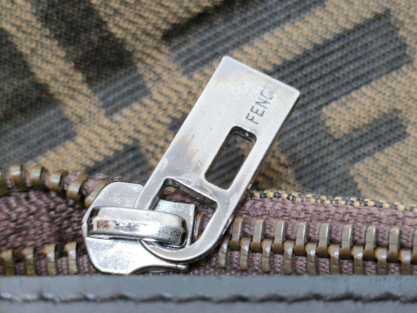 (10460_0253) FENDI Zucca Fendi Pouch Pouch