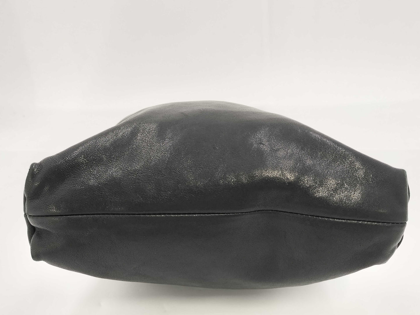 (10460_0269) JIMMY CHOO JIMMY CHOO Jimmy Choo Clutch Bag Leather Black Storage Bag Clutch Bag