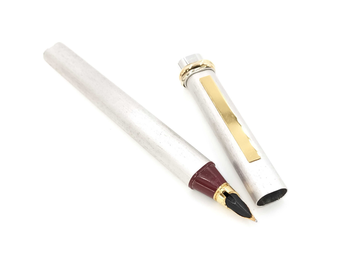 (10461_0067) Cartier Must Silver Pen & Fountain Pen