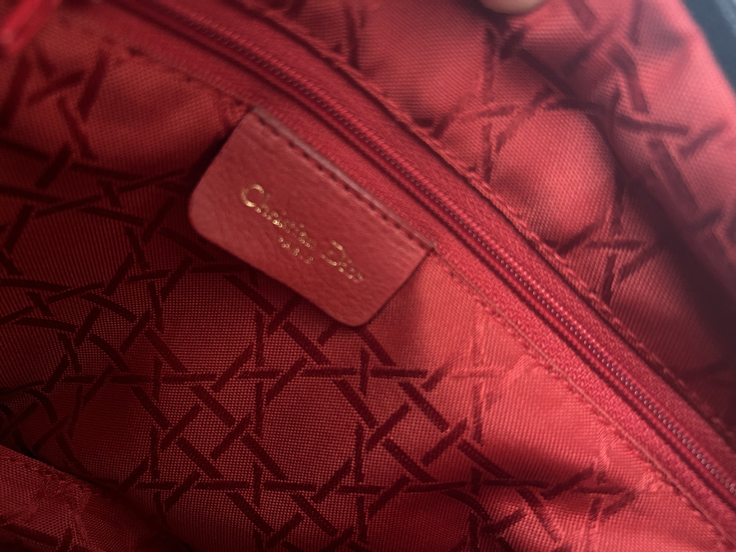 (10460_0334) Dior Cannage Nylon Bag